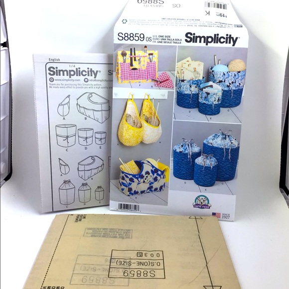 SIMPLICITY PATTERN 8859 - Organizers - Picture 4 of 6